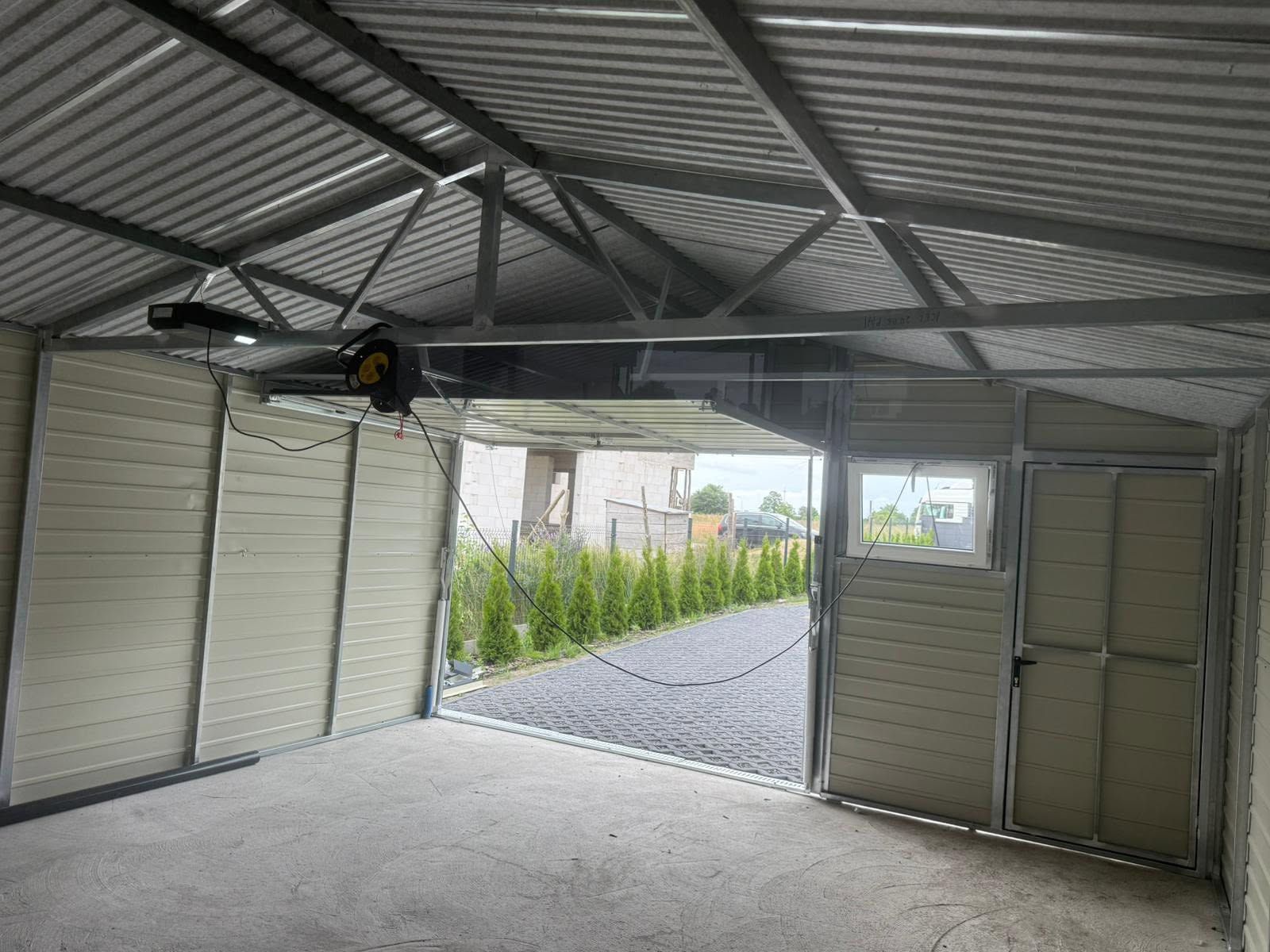 Garaż Akrylowy 5×6 Dwuspadowy
