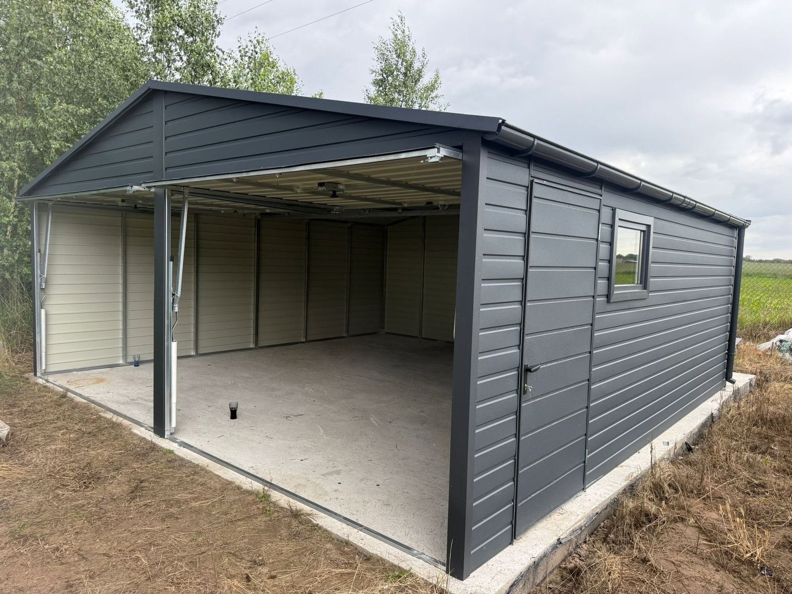 Garaż Akrylowy 6×6 Dwuspadowy