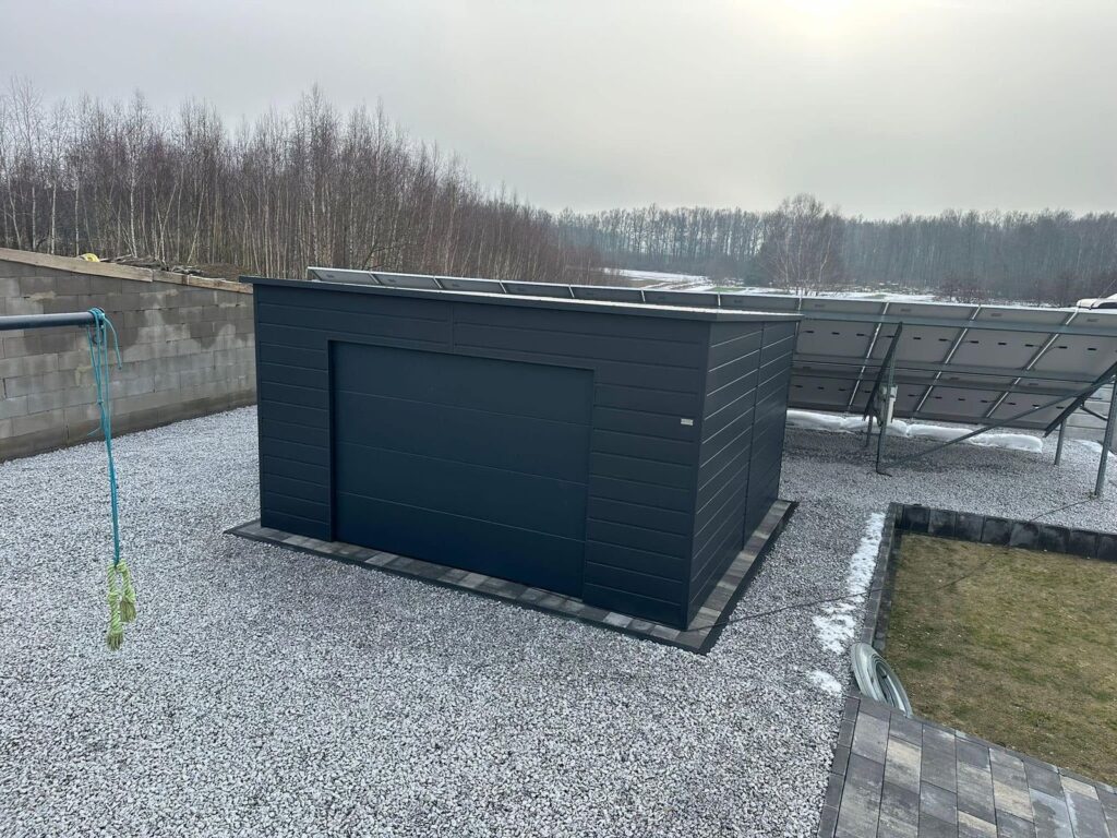 Domek Narzędziowy 4,5×4 Grafit Mat