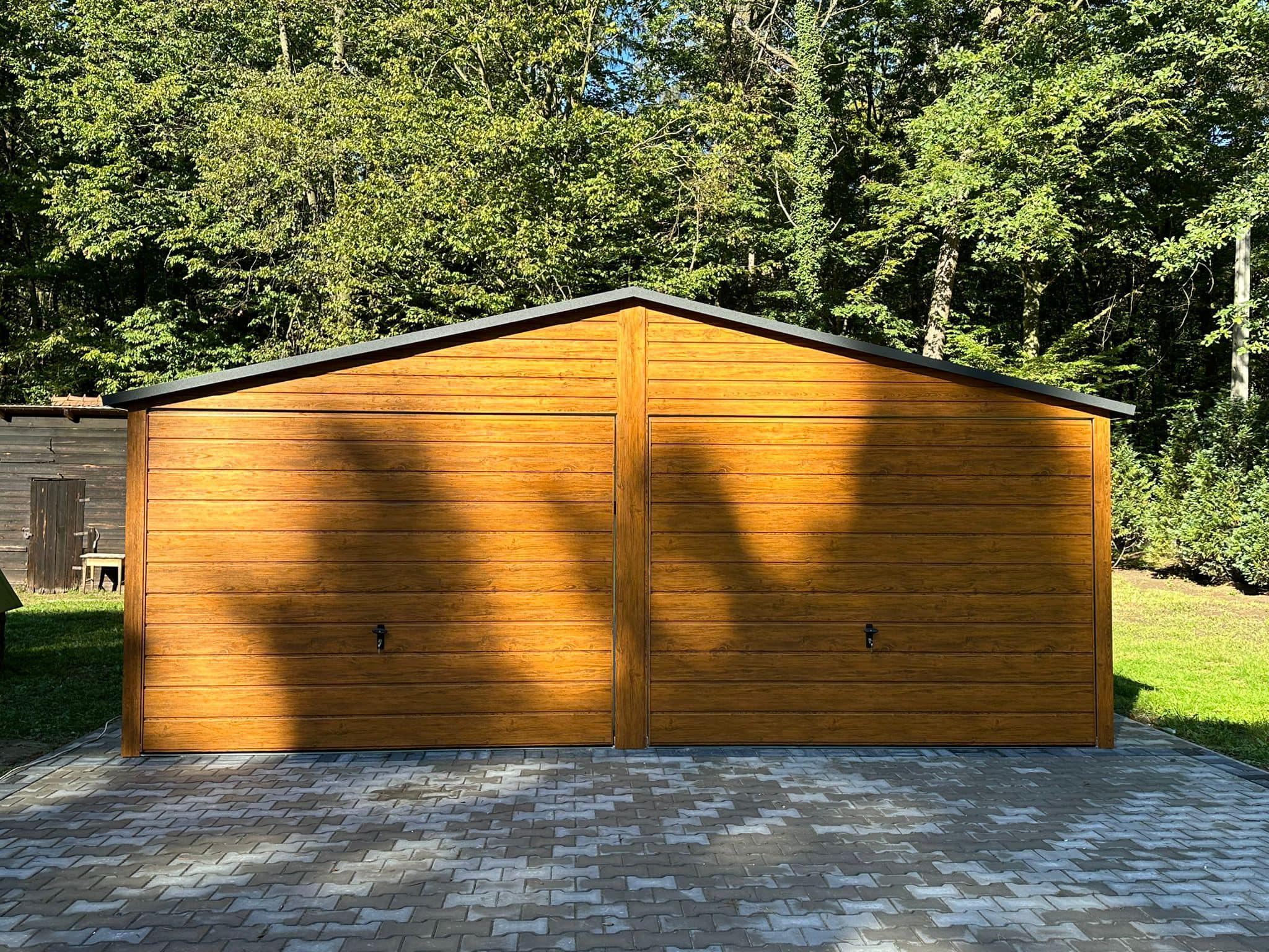 Garaż drewnopodobny 6 m x 5,8 m ID- D19 - obrazek 4