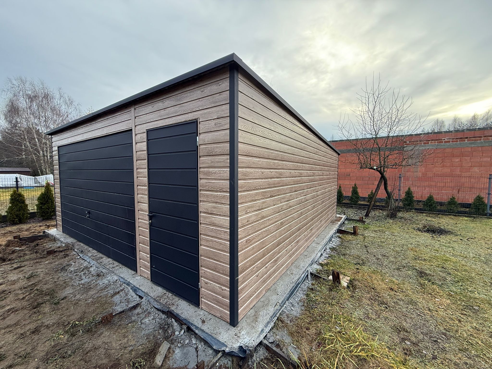 Garaż drewnopodobny 5,8 x 6 m ID- D15 - obrazek 4