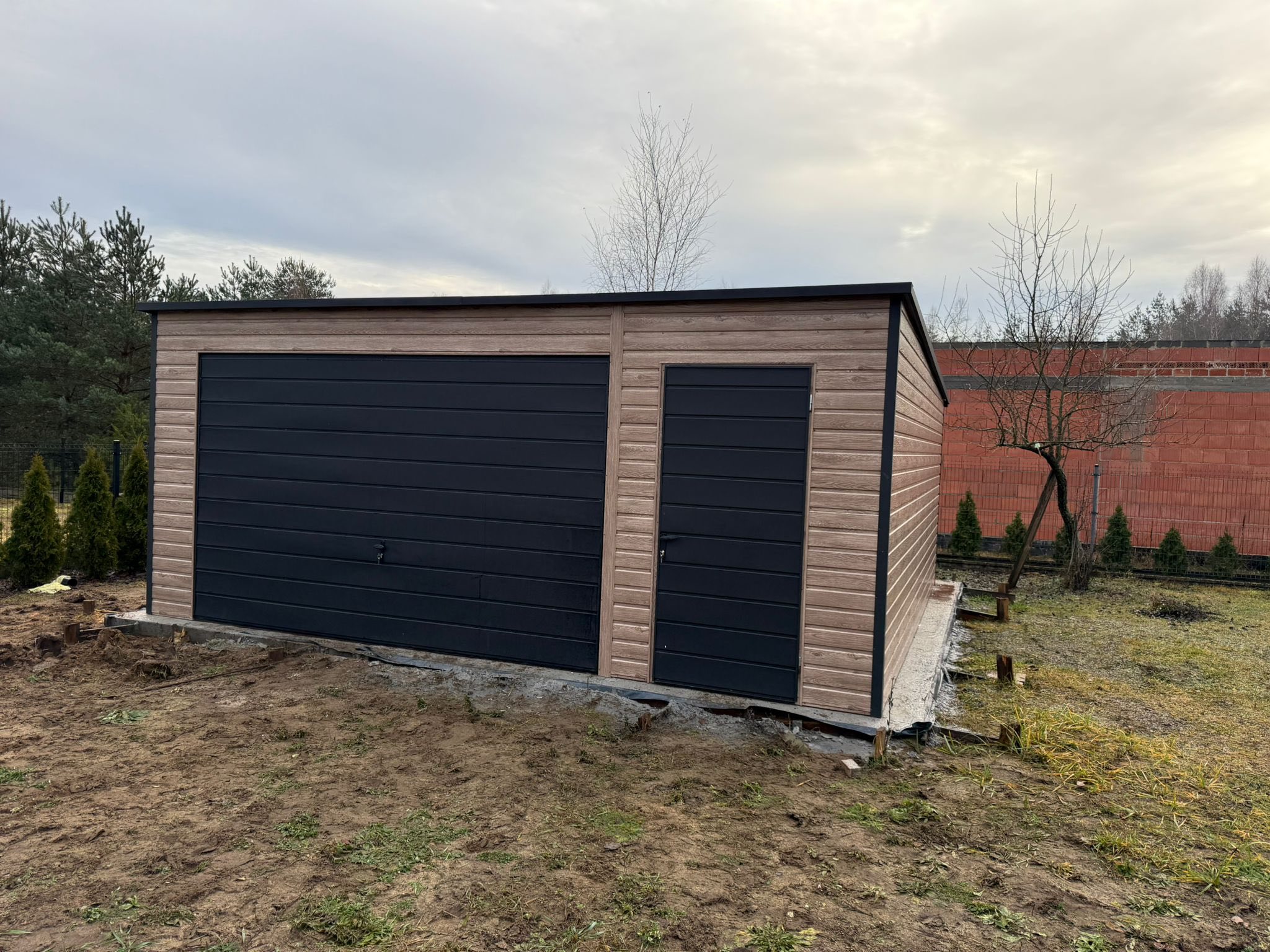 Garaż drewnopodobny 5,8 x 6 m ID- D15 - obrazek 5