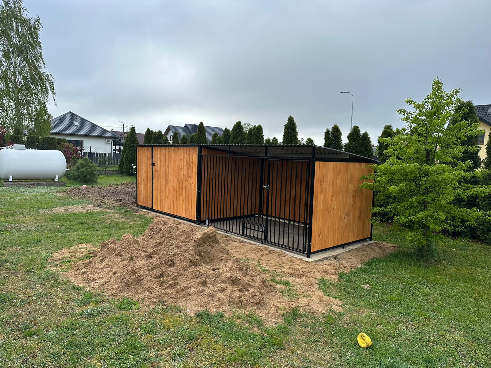 KOJEC DLA PSA 3×2m + POMIESZCZENIE GOSPODARCZE 3×2m ID -K20 - obrazek 2