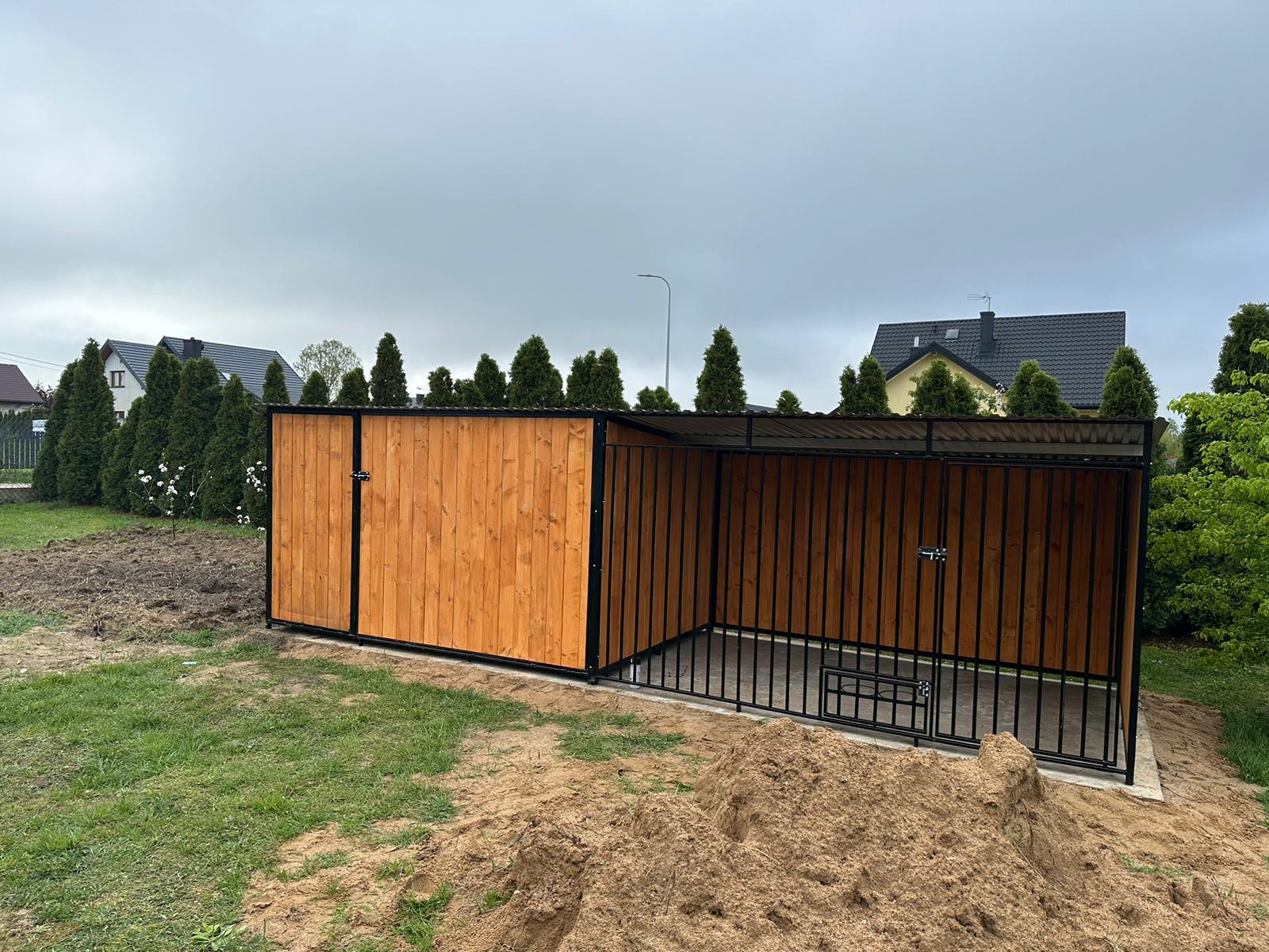 KOJEC DLA PSA 3×2m + POMIESZCZENIE GOSPODARCZE 3×2m ID -K20